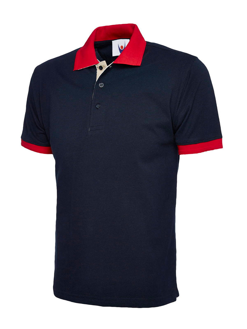 Unisex Work Polo Shirt - Contrast - 100% Cotton