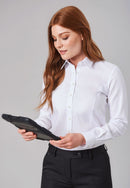 Women's Long Sleeve Classic Oxford Shirt - Albany