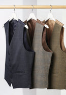 Men's Check Waistcoat - Emilio