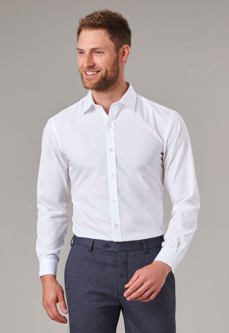 Men's Long Sleeve Slim Fit Non-Iron Shirt - Este