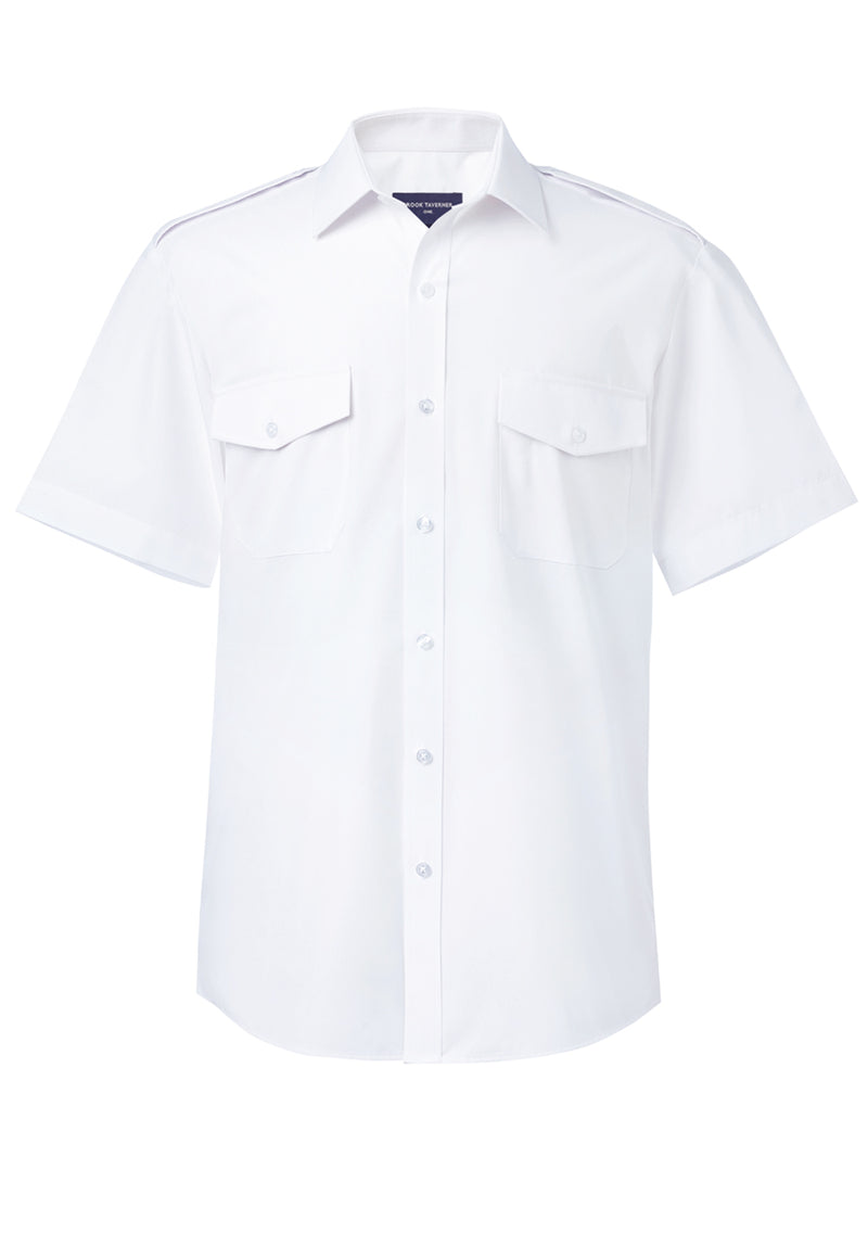 Men's Short Sleeve Classic Fit Pilot Shirt - Olympus
