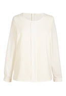 Women's Long Sleeve crepe de chine Blouse - Riola