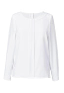Women's Long Sleeve crepe de chine Blouse - Riola