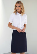 Women's Short Sleeve crepe de chine Blouse - Siena